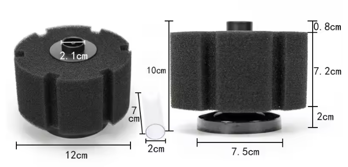 AIR DRIVEN SPONGE FILTER