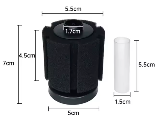 AIR DRIVEN SPONGE FILTER