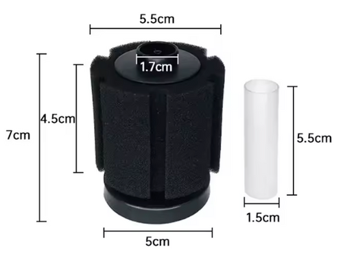 AIR DRIVEN SPONGE FILTER