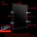 FISH TANK DIVIDERS WITH SUCTION CUP