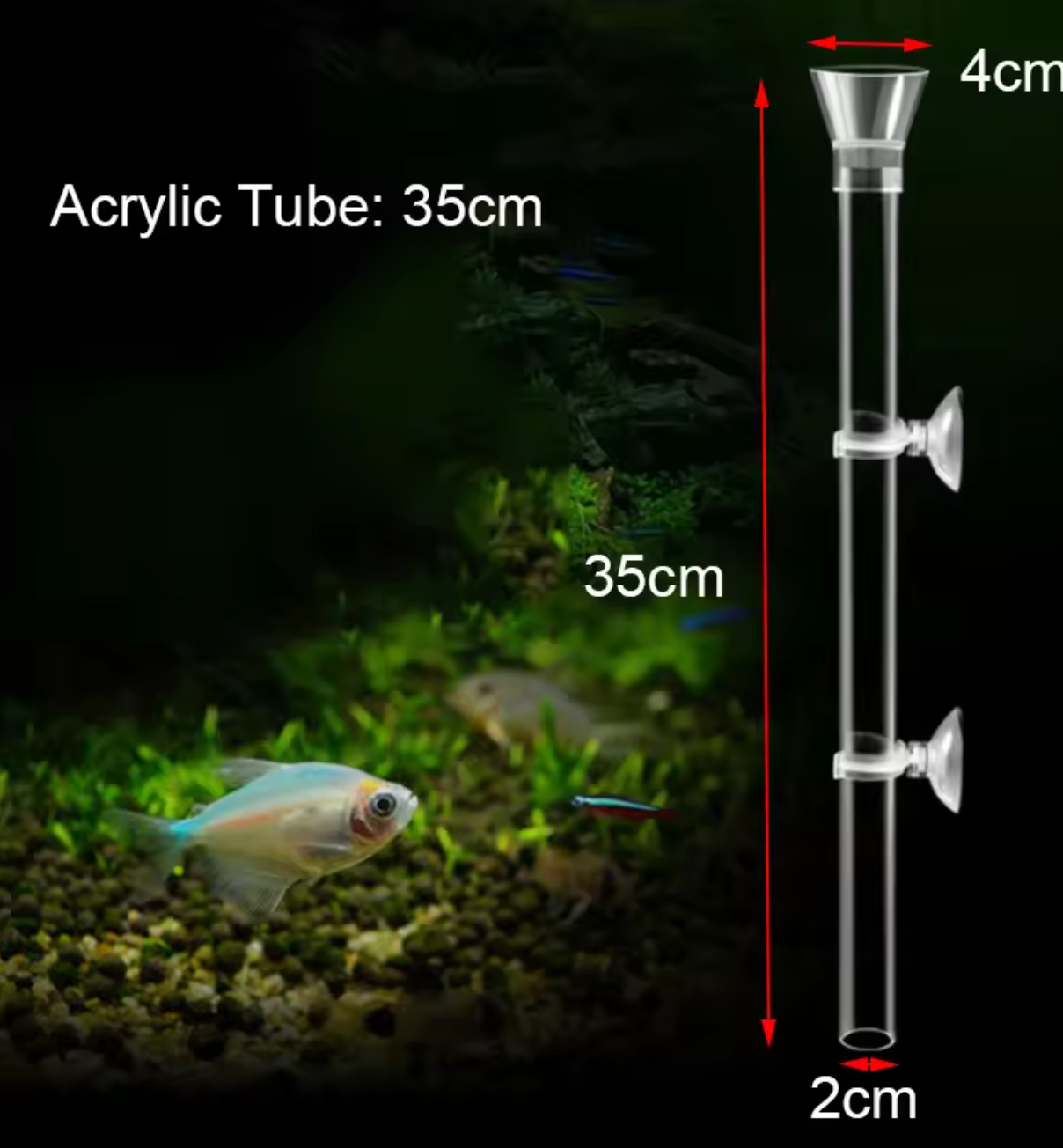 AQAURIUM FEEDING TUBES