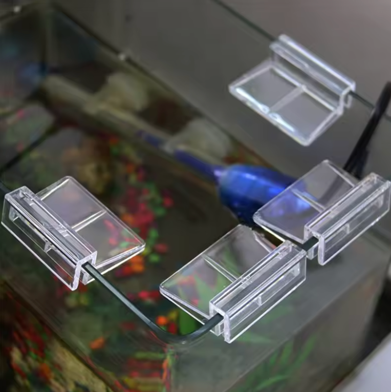 AQUARIUM LID CLAMP ACRYLIC PLASTIC 4/6/8PCS