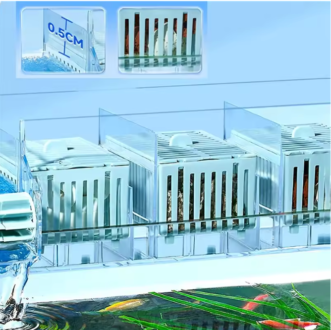 PREMIUM MULTI-BOX AQUARIUM HANG ON BACK FILTER