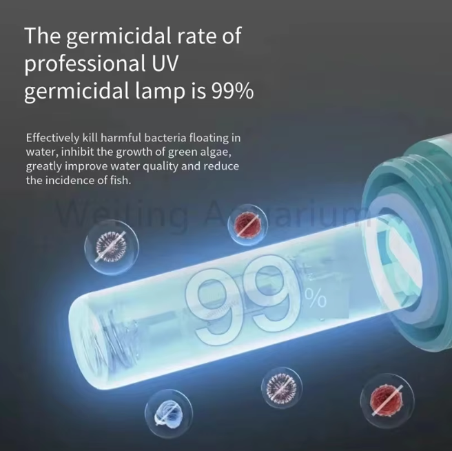 Aquarium UV light steriliser
