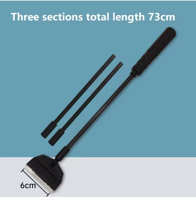 AQUARIUM 2 IN 1 ALGAE SCRAPER AND SUBSTRATE LEVELER