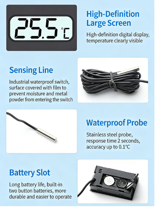 AQUARIUM THERMOMETER 1PCS