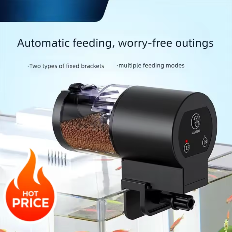 AQUARIUM AUTO FISH FEEDER 12/24H