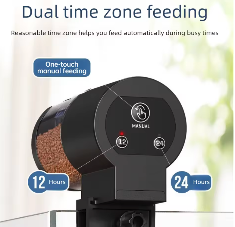 AQUARIUM AUTO FISH FEEDER 12/24H